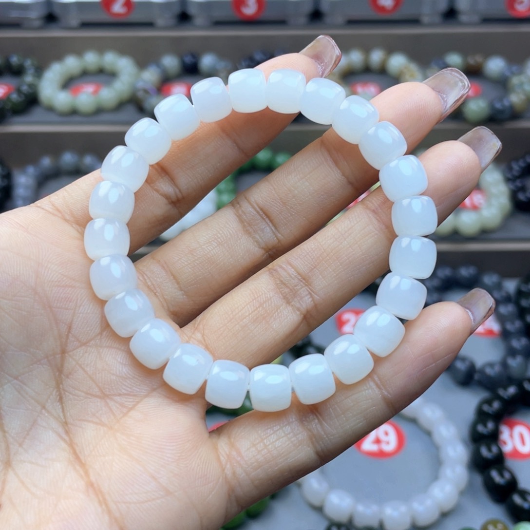 和田玉手链未镶嵌