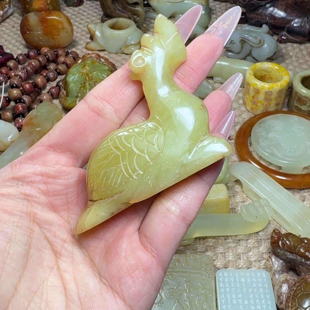 白玉菩提吊坠挂件