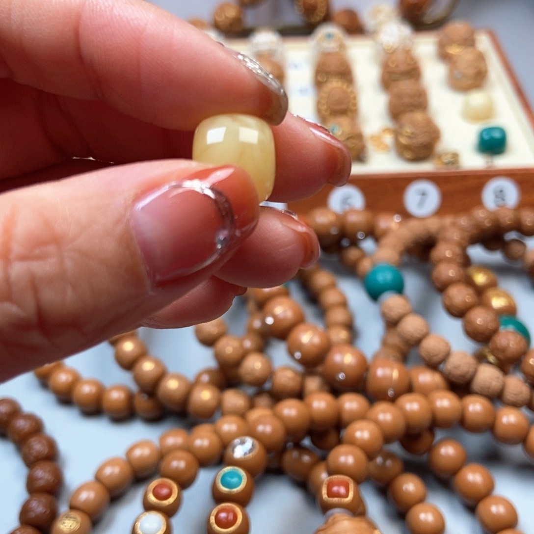 猴头核桃吊坠p**l配饰