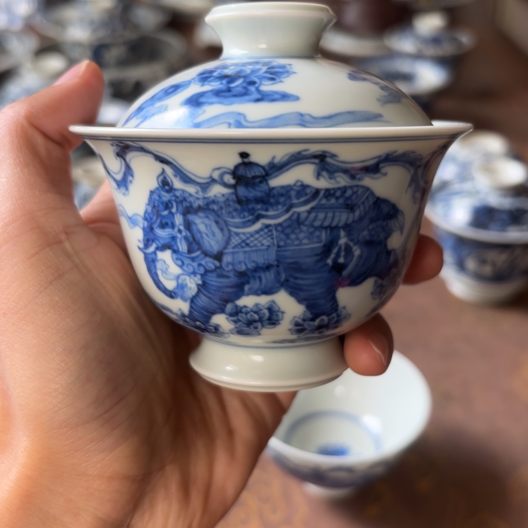 瓷片景德镇手绘茶器