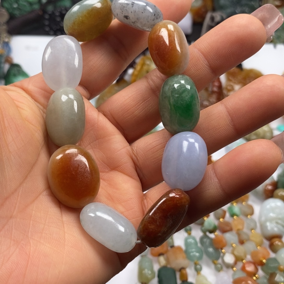 翡翠手链未镶嵌品*
