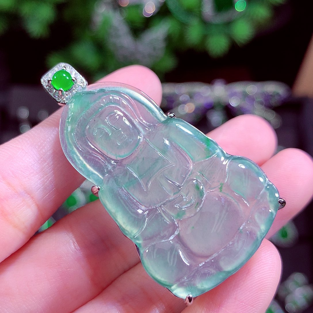 颈饰未镶嵌翡翠天然