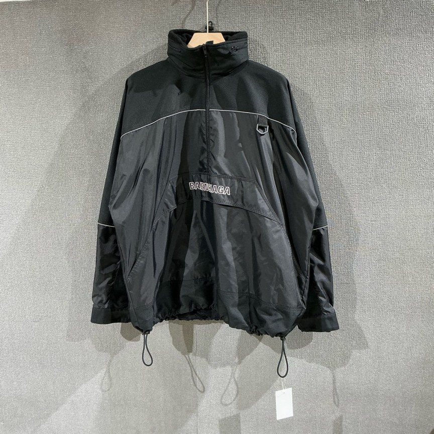 未使用 Balenciaga/巴黎世家 （pm）半拉链冲锋衣外套全新44码/1186