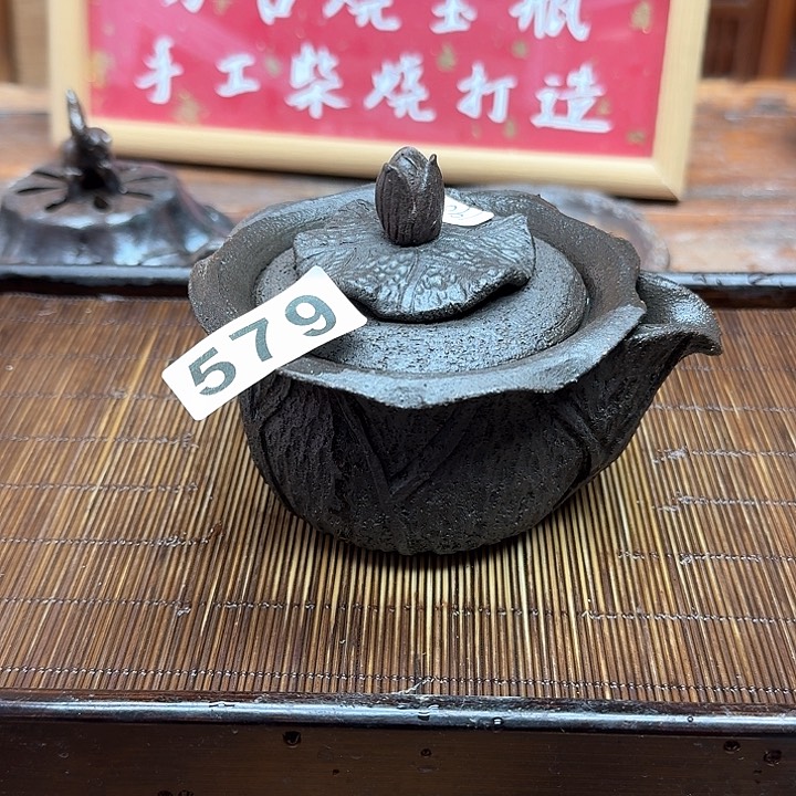 纯手工制作粗陶茶具
