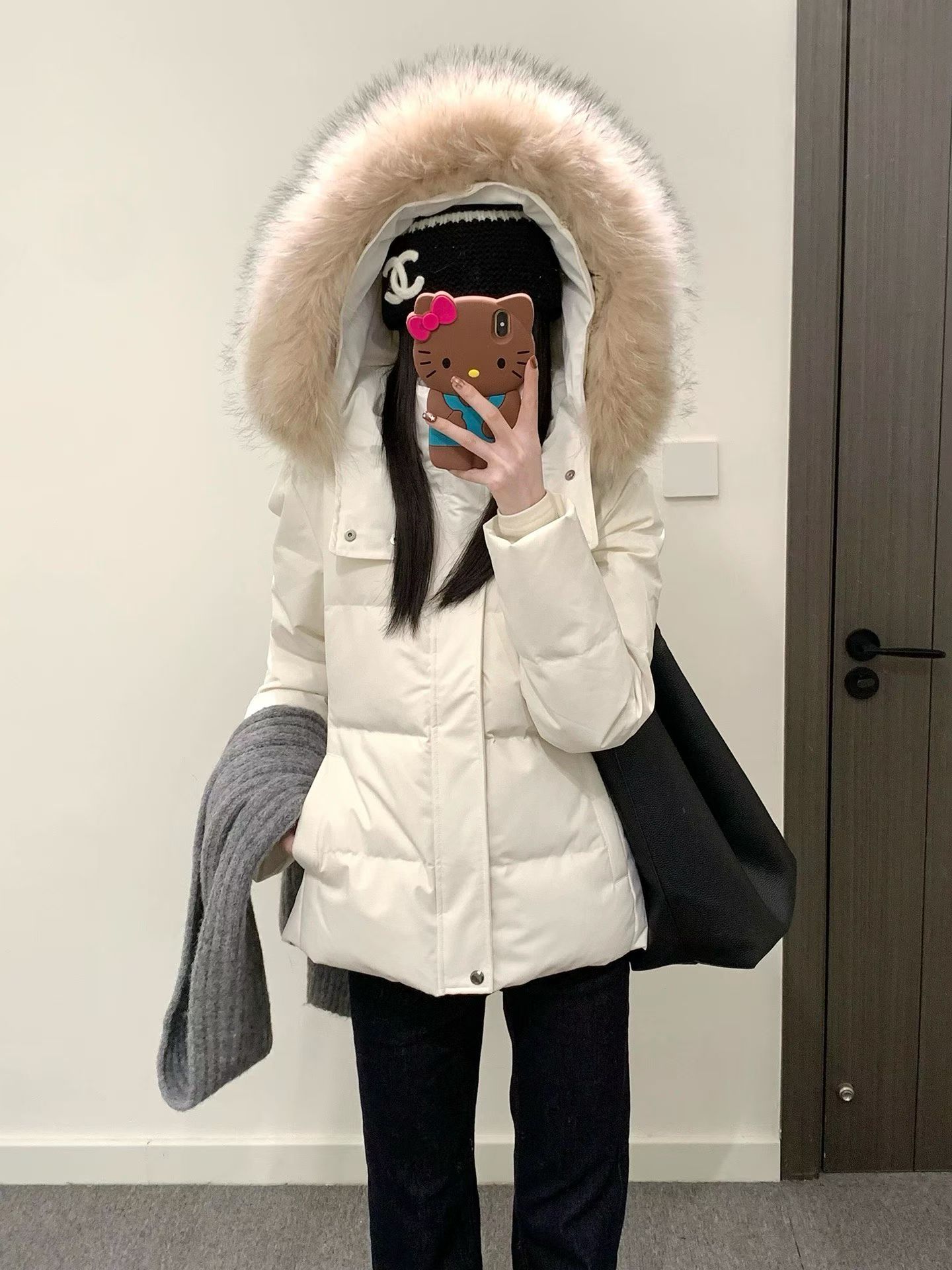 棉服女短款冬季新款高街收腰连帽棉衣保暖防寒外套显瘦百搭小个子
