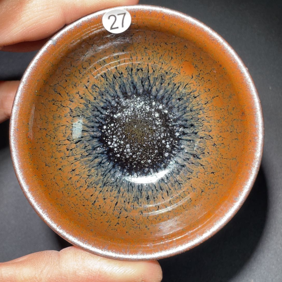 茶盏龙窑柴烧老黄甄选27