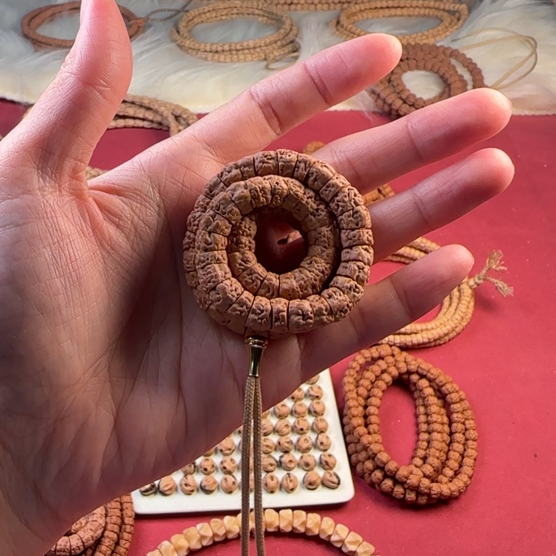 柏香籽/百香籽把件佛手大肠