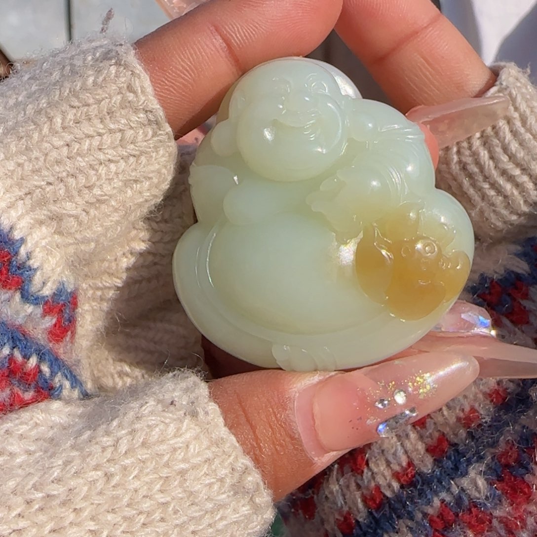 和田玉颈饰未镶嵌