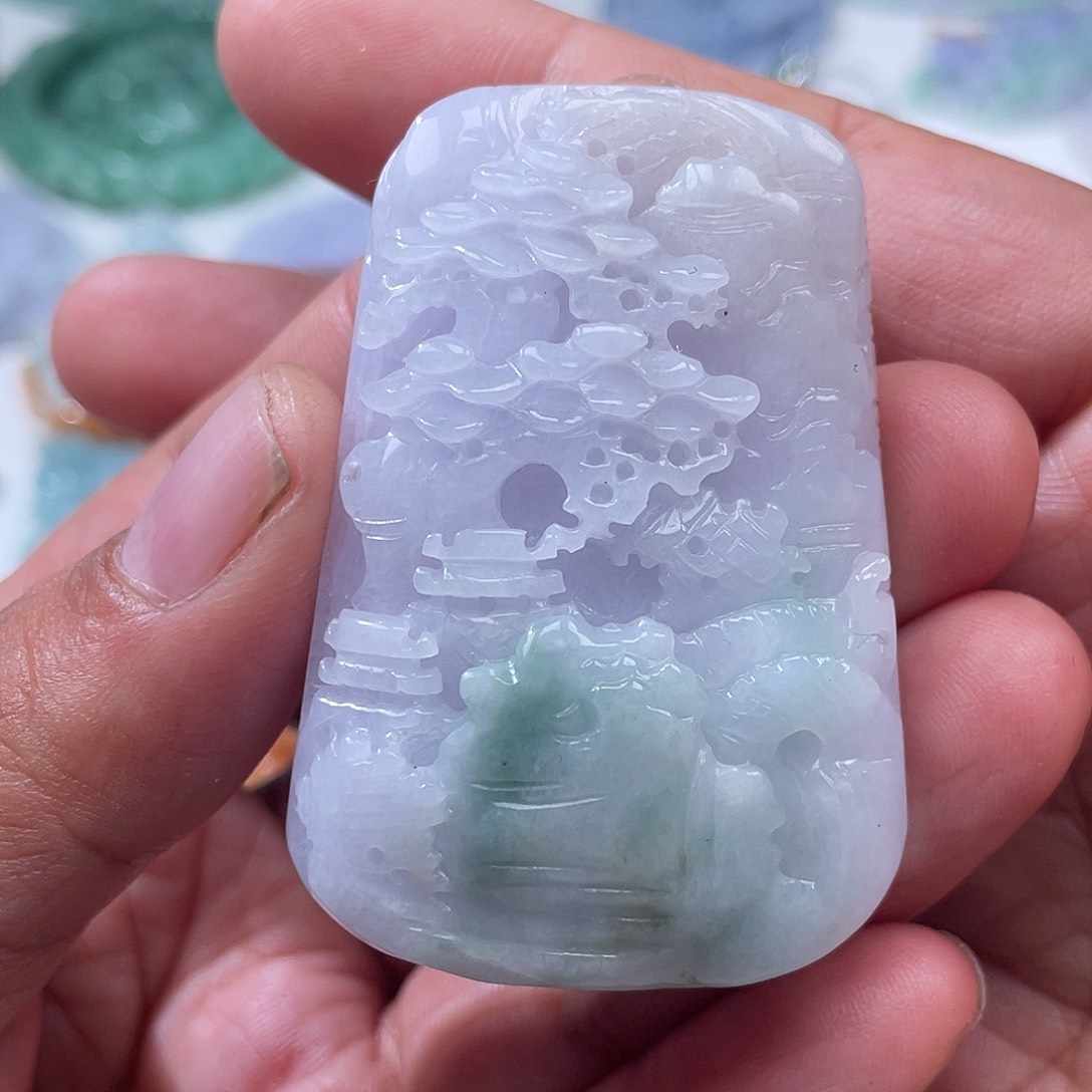 颈饰未镶嵌翡翠翡玉缘翡翠