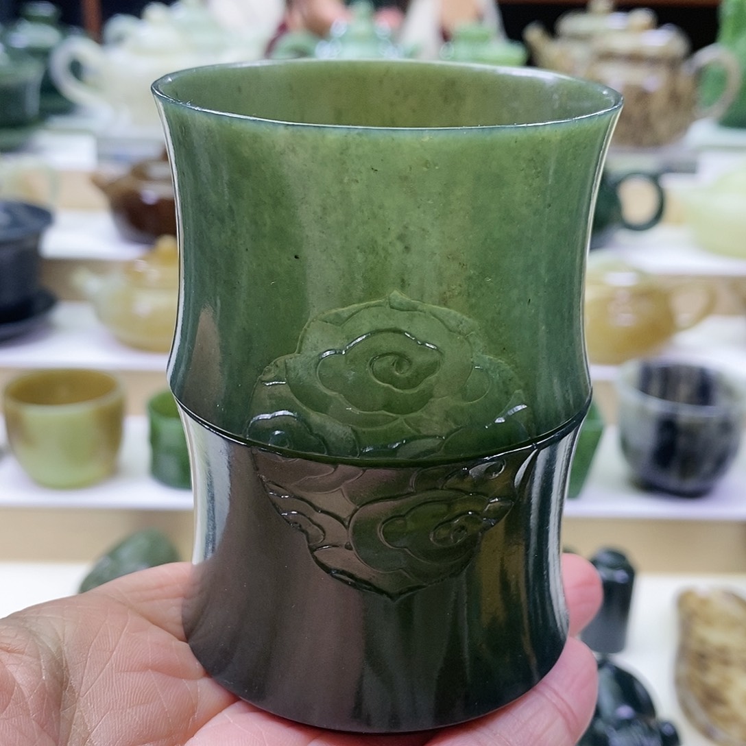 和田玉茶杯未镶嵌240ml