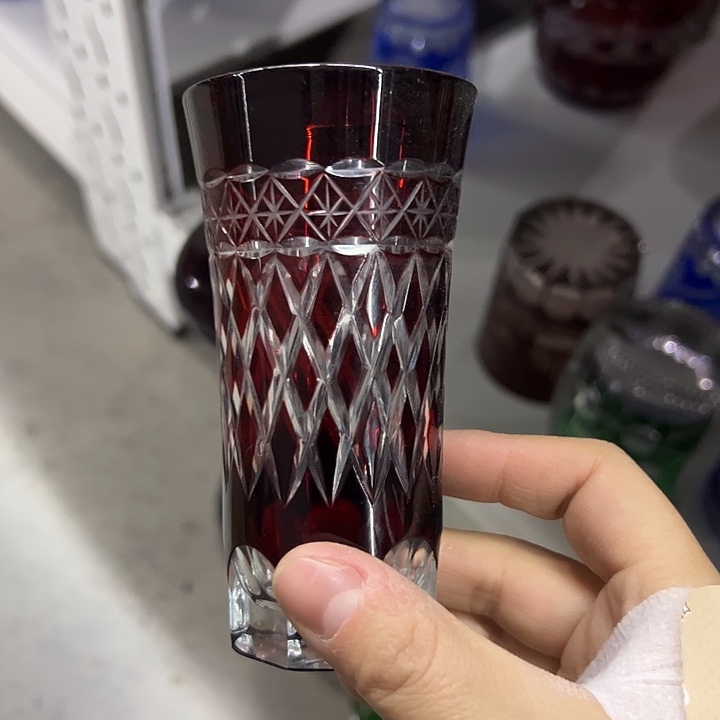 水晶玻璃手柄款微瑕一个