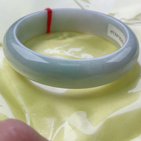 翡翠手镯未镶嵌正59.8无纹裂48小时鉴赏