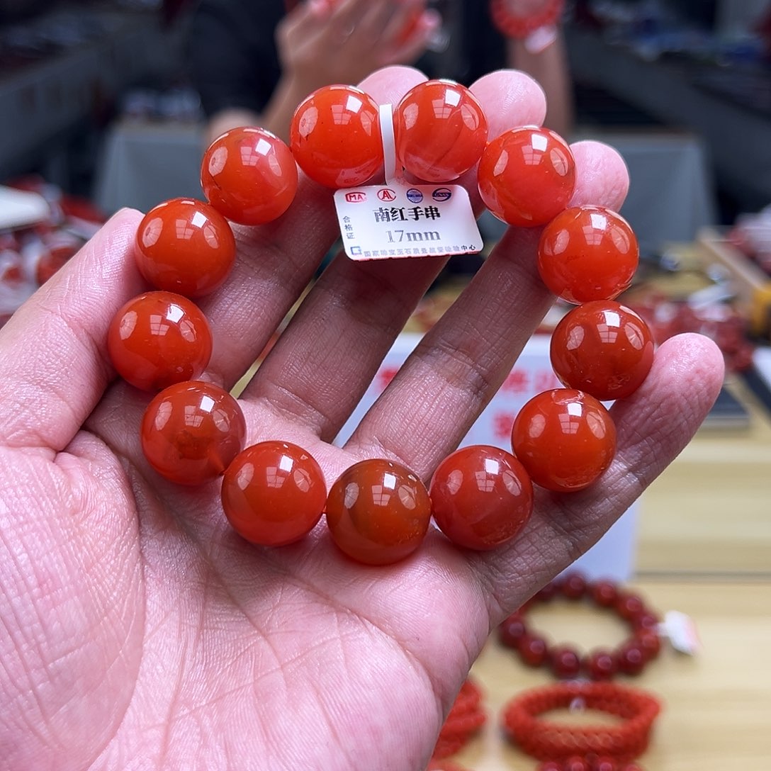 南红玛瑙买未镶嵌17mmmm