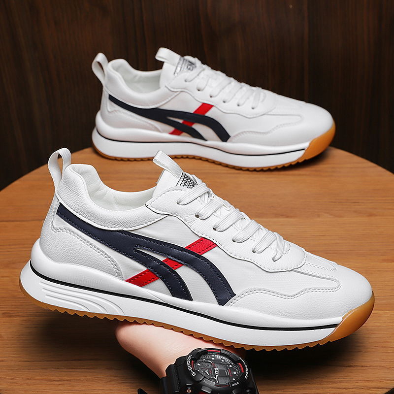 2025春季新款阿甘鞋韩版男跑鞋运动休闲小白鞋帆布潮流透气男板鞋