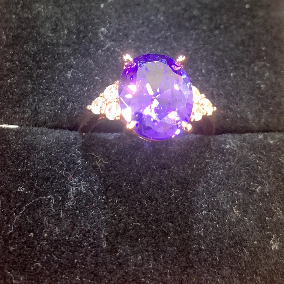 【商品展示链接】---紫水晶戒指一个