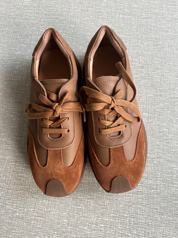 防滑休闲健步透气公路轻便德训鞋跑道系带沙丘废土风