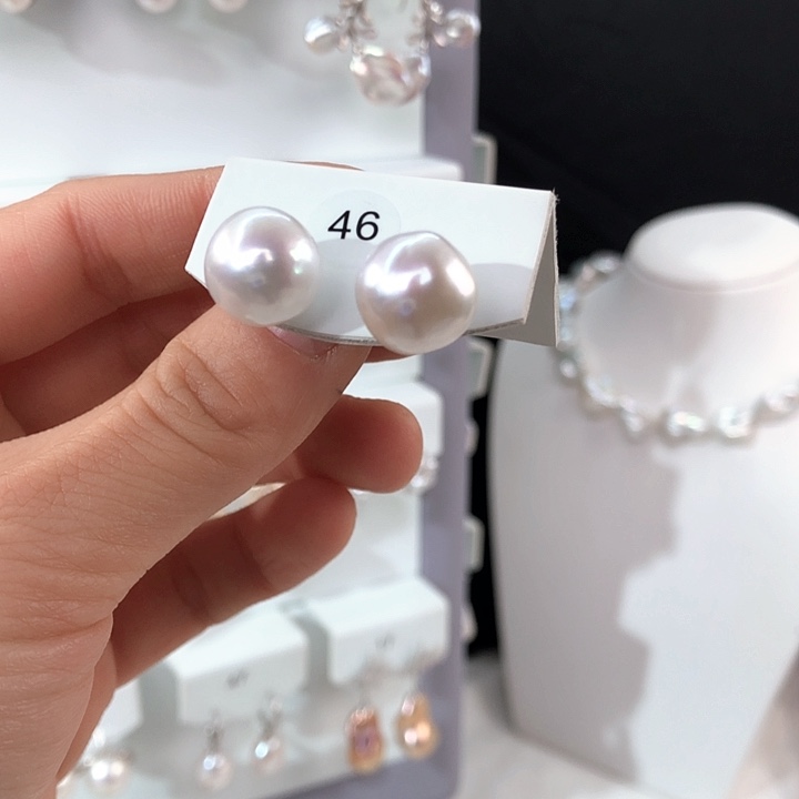 淡水珍珠项链银S925镶嵌田**娘