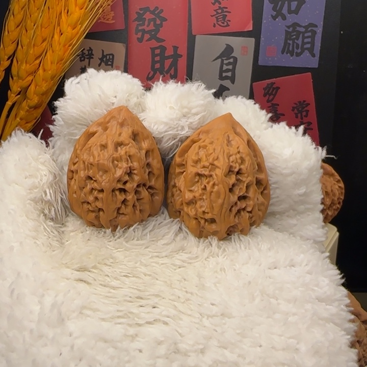 桃核吊坠平谷火苗32