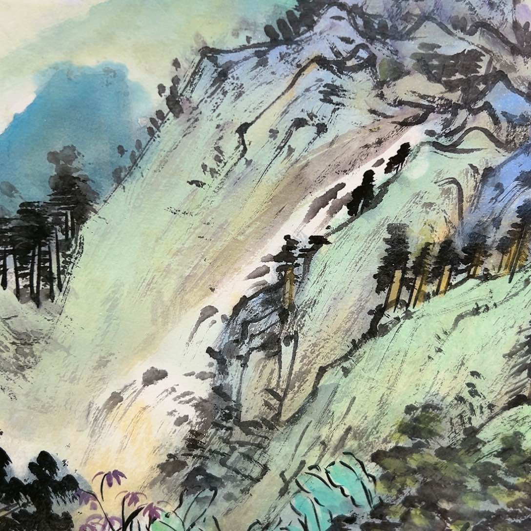 国画苏珊展览原作