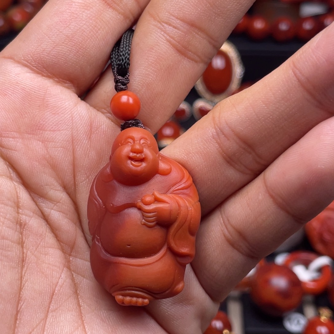 南红玛瑙珠宝奇石未镶嵌吊坠