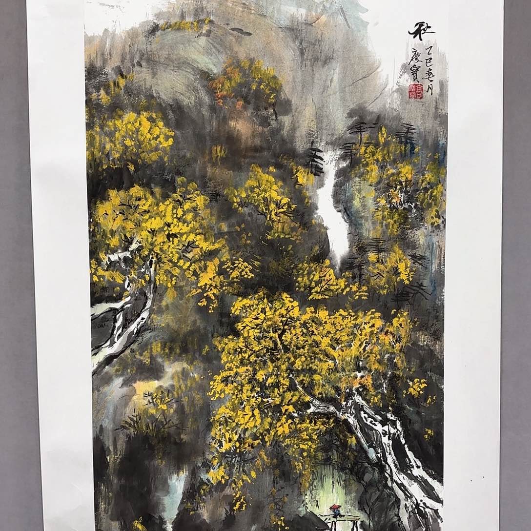 国画国画纯手绘作品请放心去藏