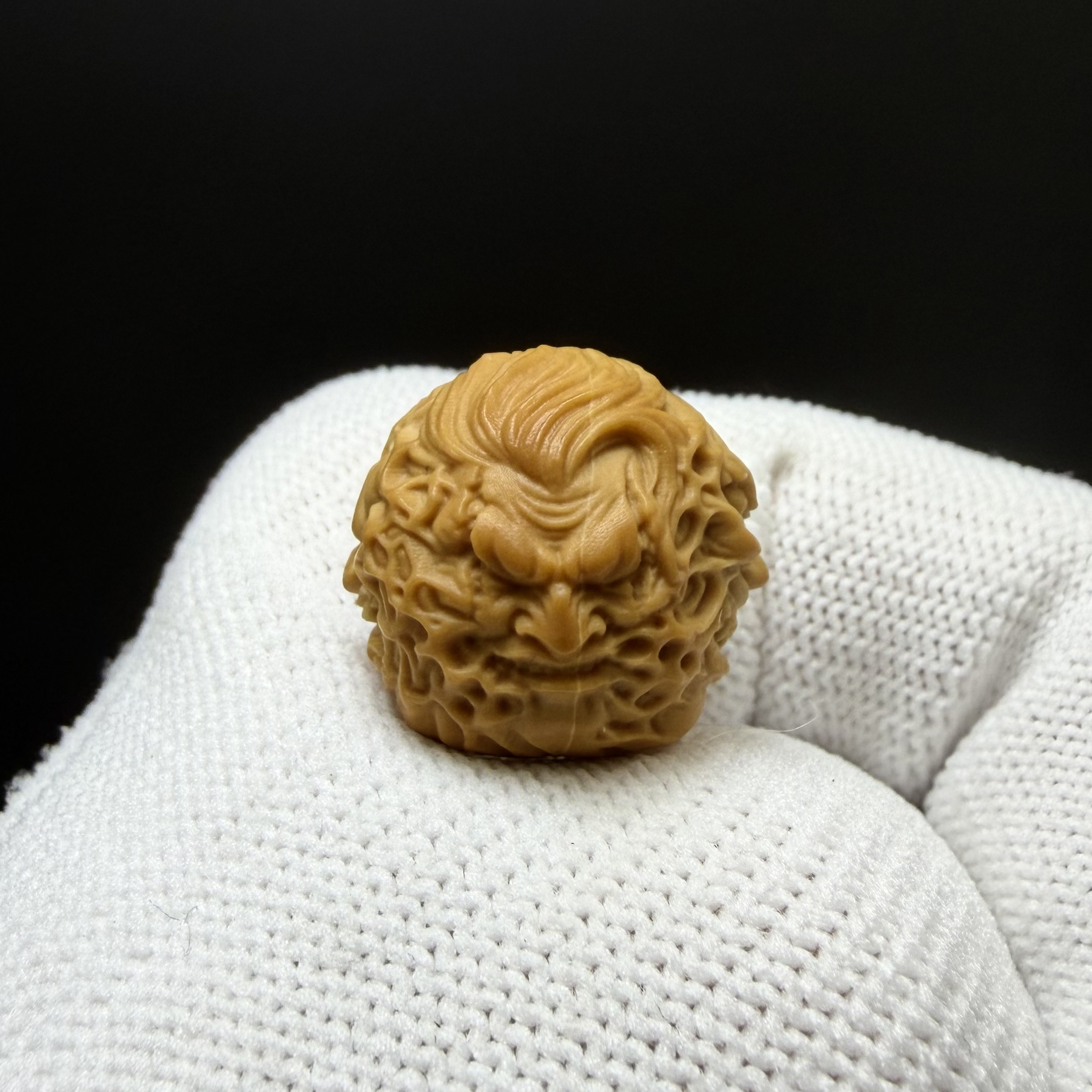 猴头 双重身份 雕刻 单颗 配饰 17mm