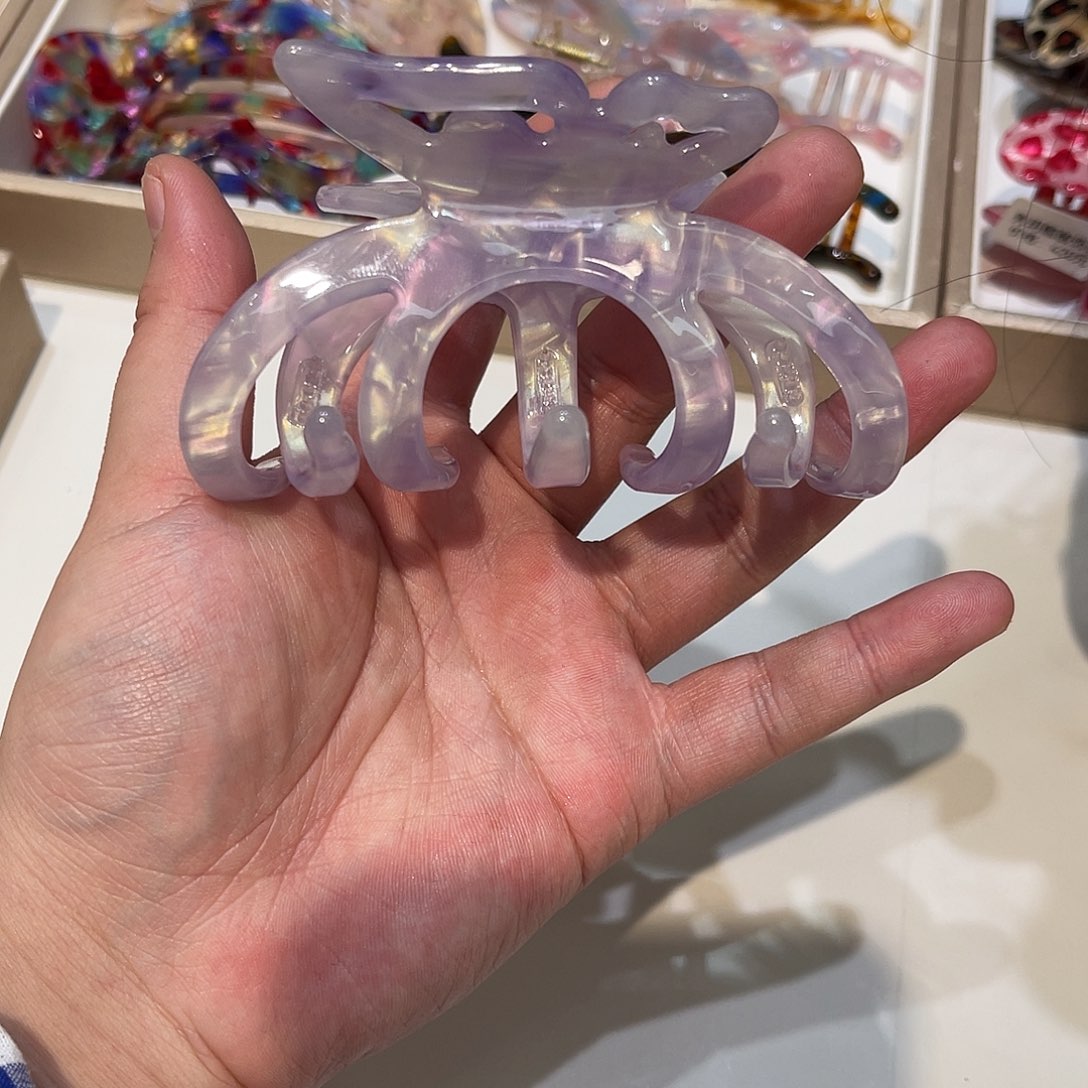 硅胶非金属水紫色蝴蝶龙骨4.0加厚