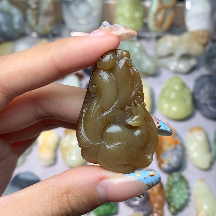 和田玉挂件未镶嵌