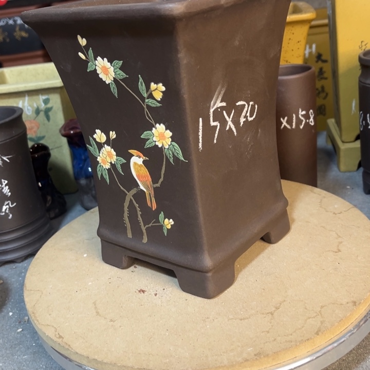 紫砂花盆紫砂花盆