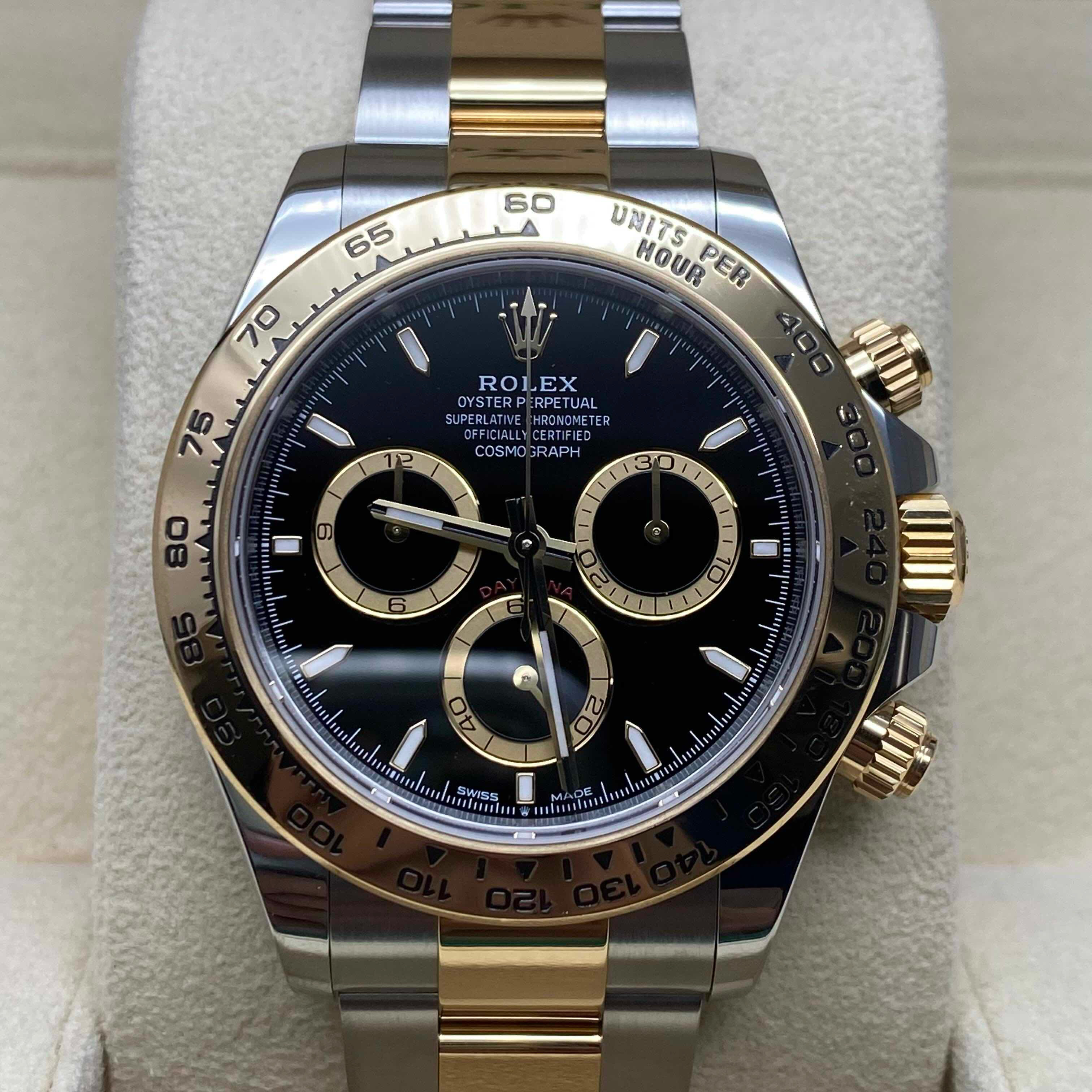 99新 Rolex/劳力士 劳力士/间金黑武士迪通拿126503-24年二手全套