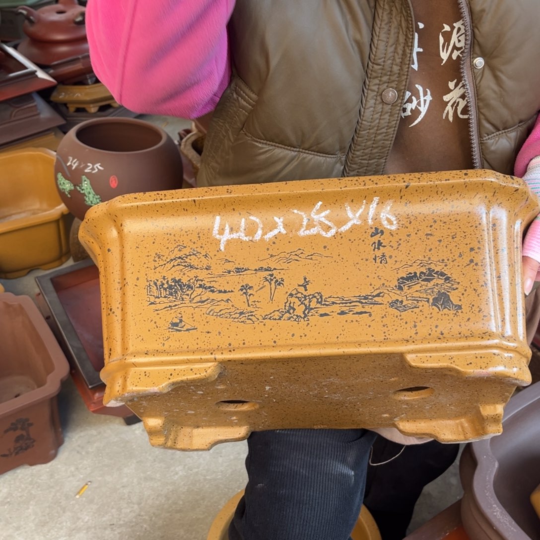 紫砂花盆盆景艺术