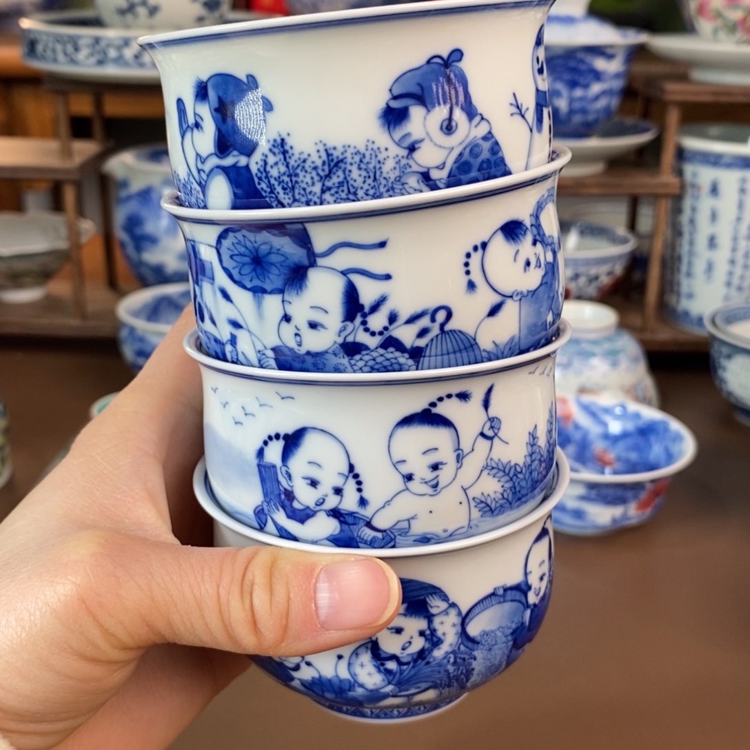 景德镇陶瓷手工手绘