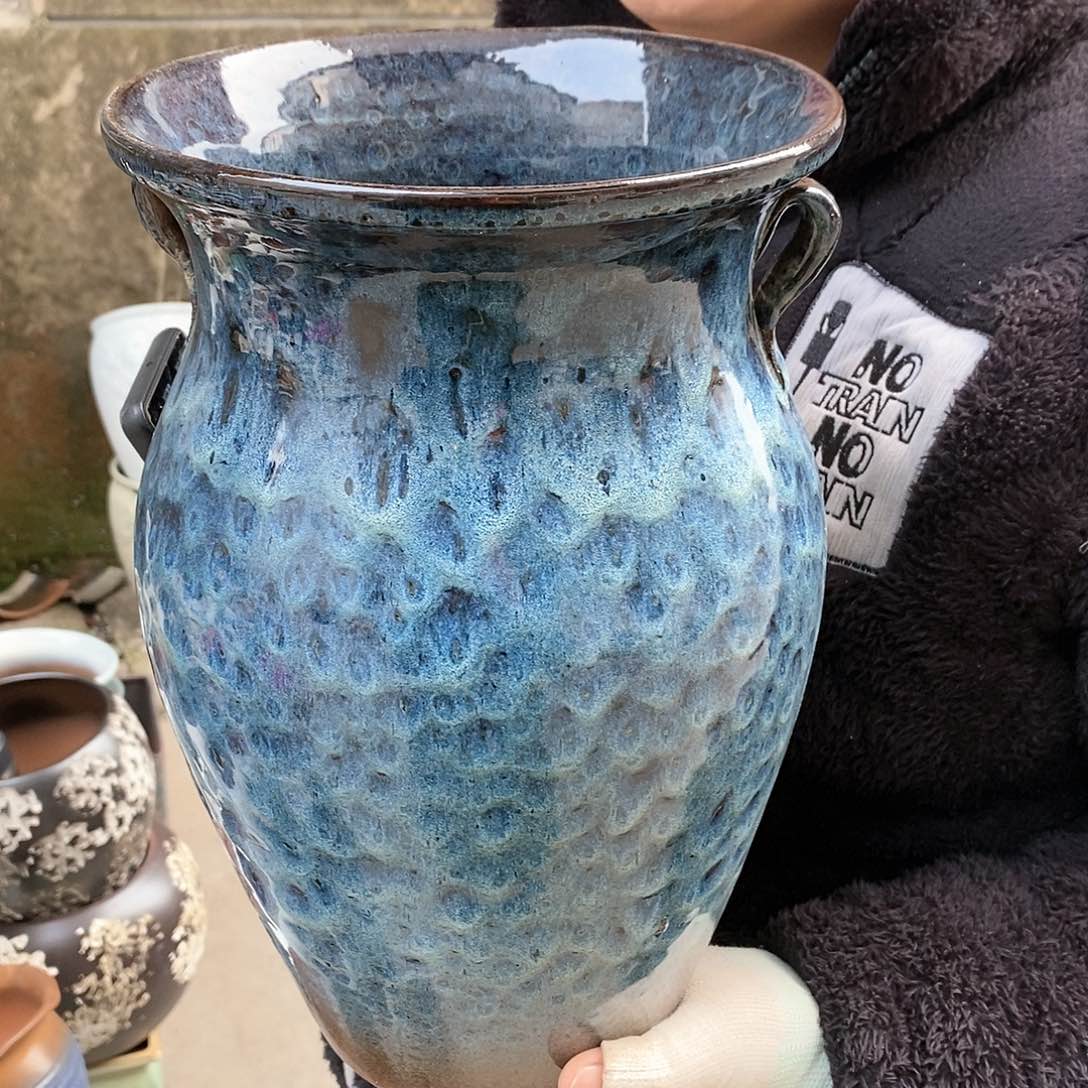 紫砂花盆正品口20高32