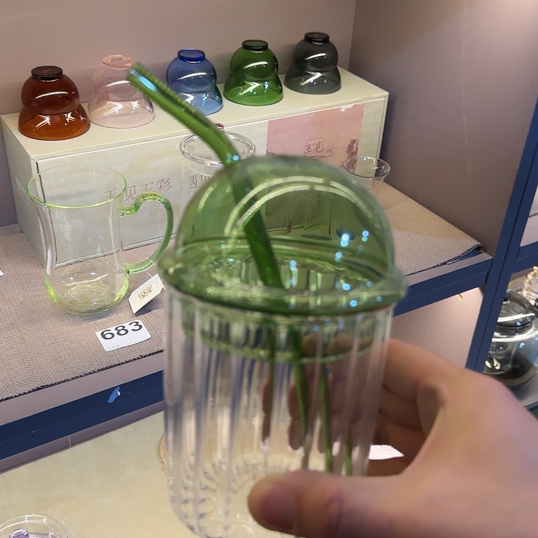 691号高硼硅绿色杯子