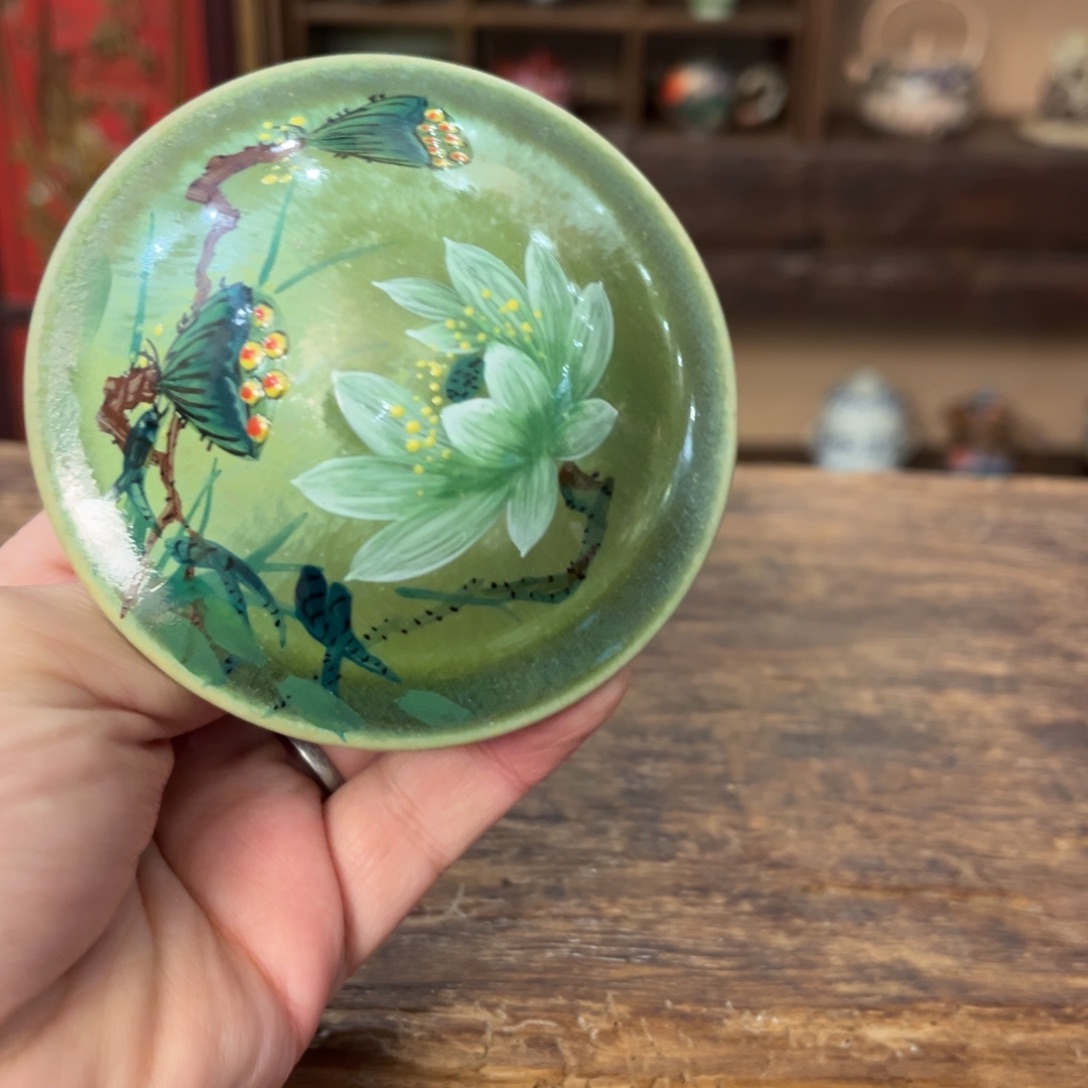 柴烧手工手绘陶瓷