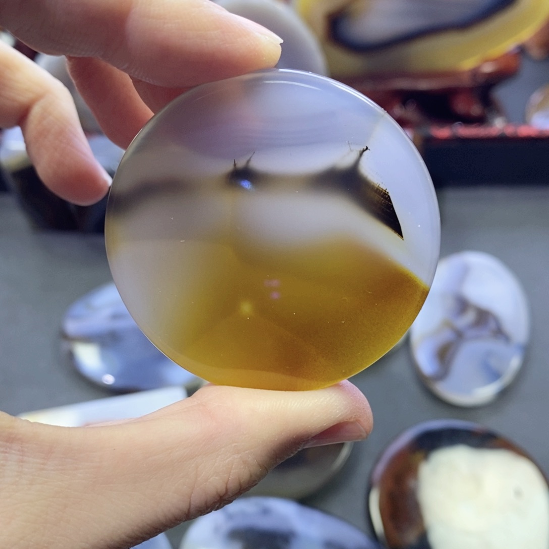 玛瑙/玉髓颈饰未镶嵌编号141