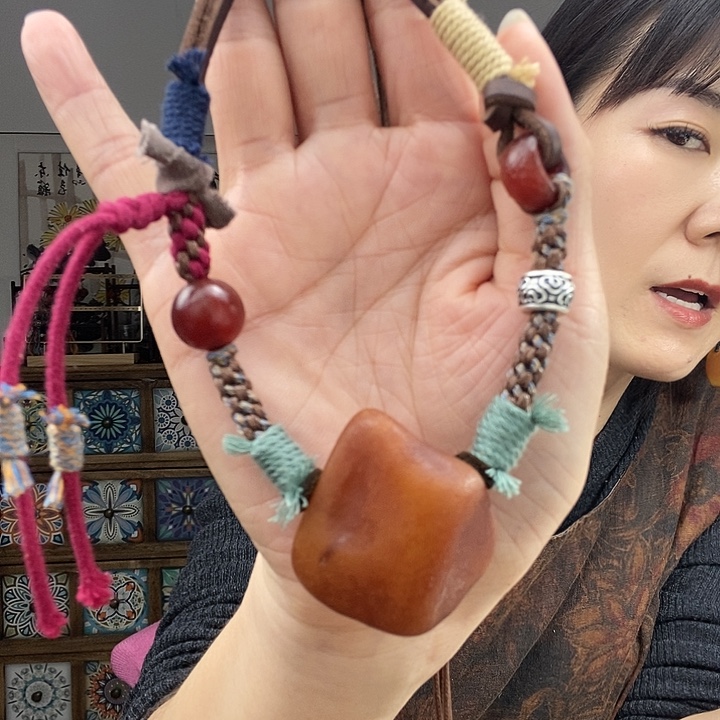 蜜蜡项链未镶嵌项链