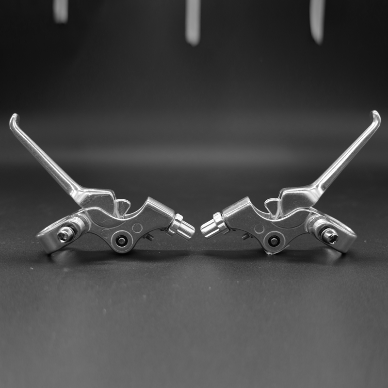 小布刹把   铝合金  折叠车  电镀 公路  C夹刹把  整合指拨