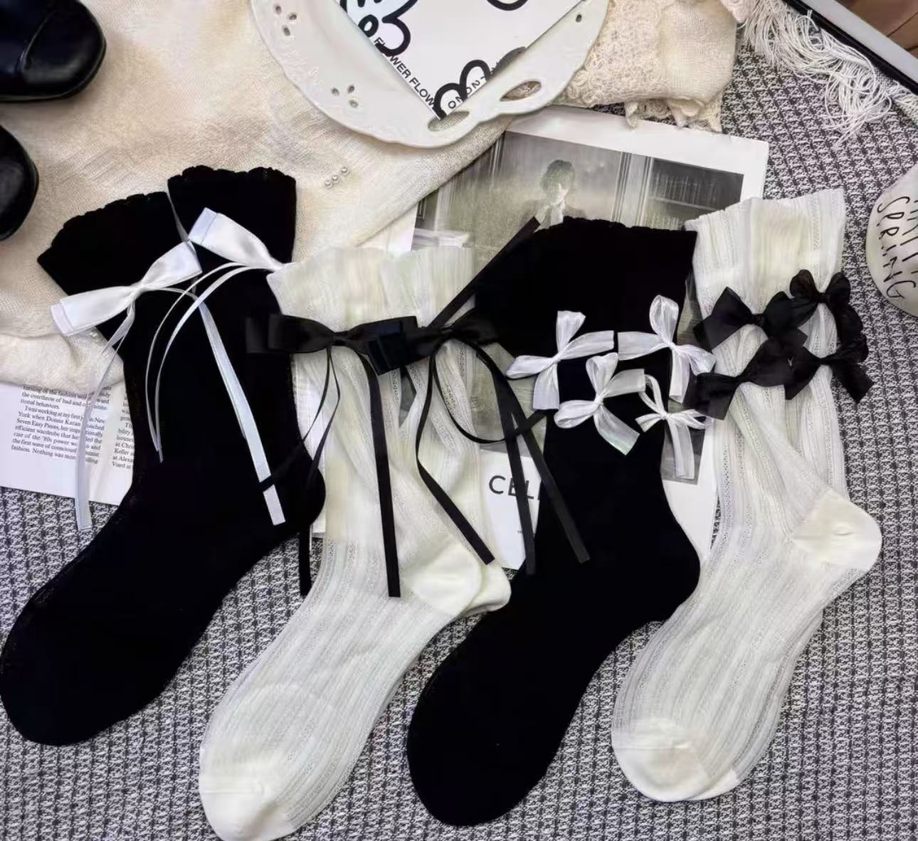 女袜秋季新款堆堆袜