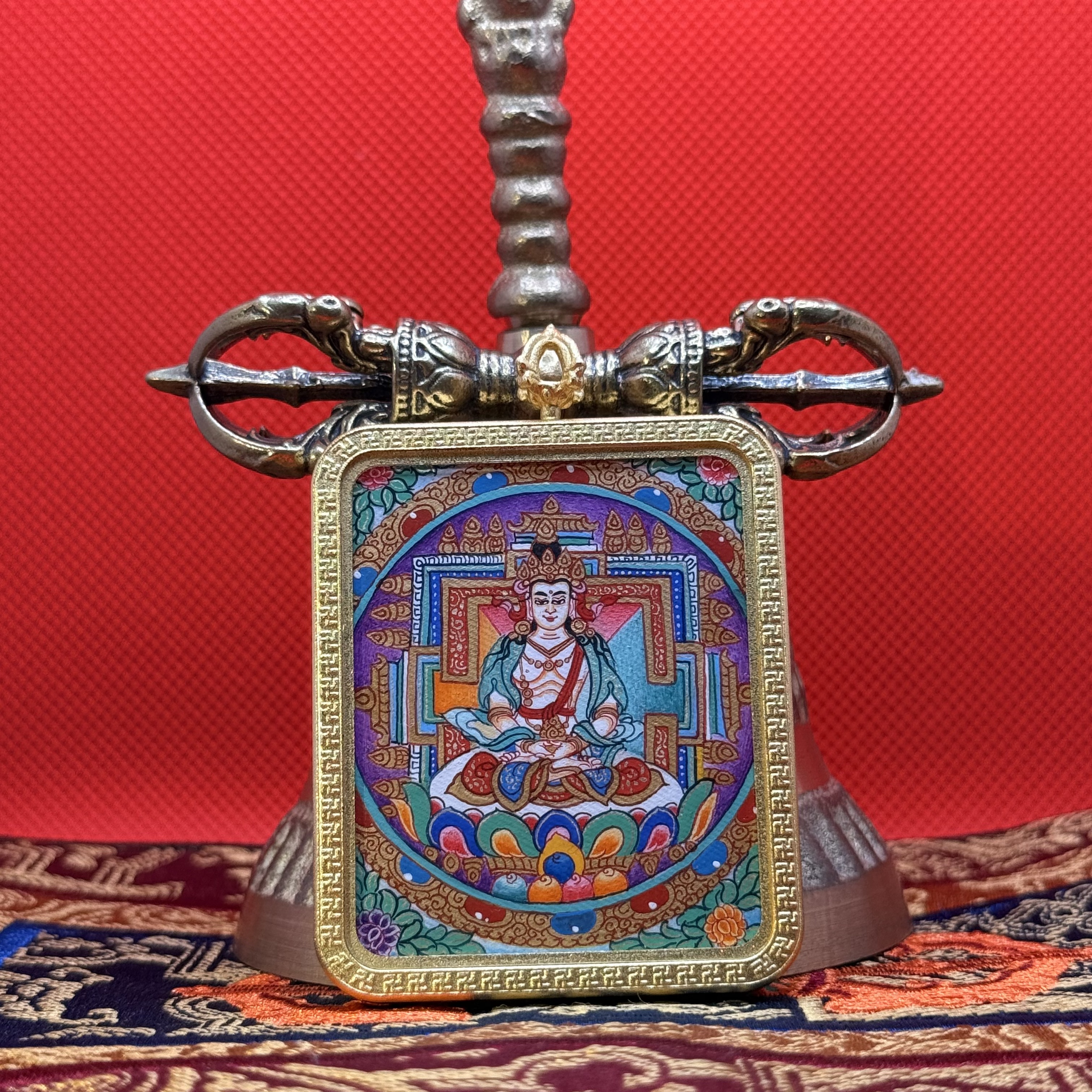 大势至纯手绘唐卡热贡元旦唐卡画院