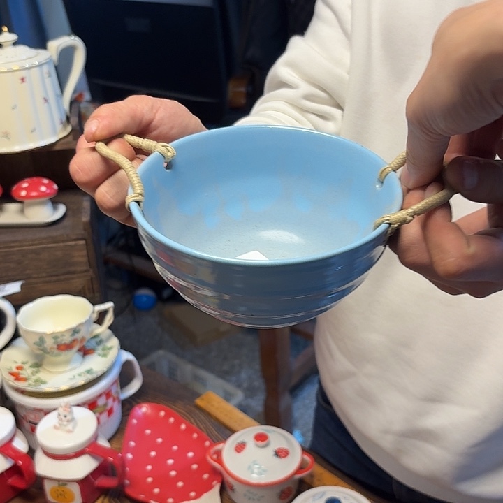罐景德镇陶瓷带盖碗