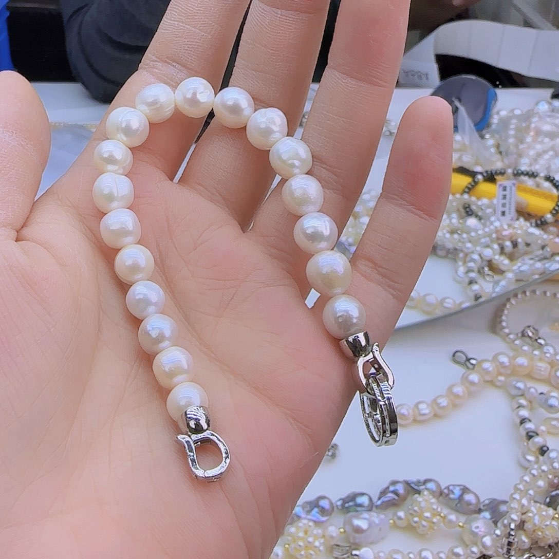 未镶嵌项链定制多样性发货发其一686淡水珍珠