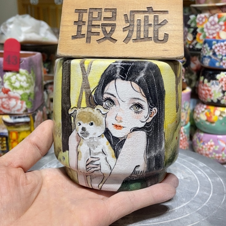 景德镇艺术手绘作品