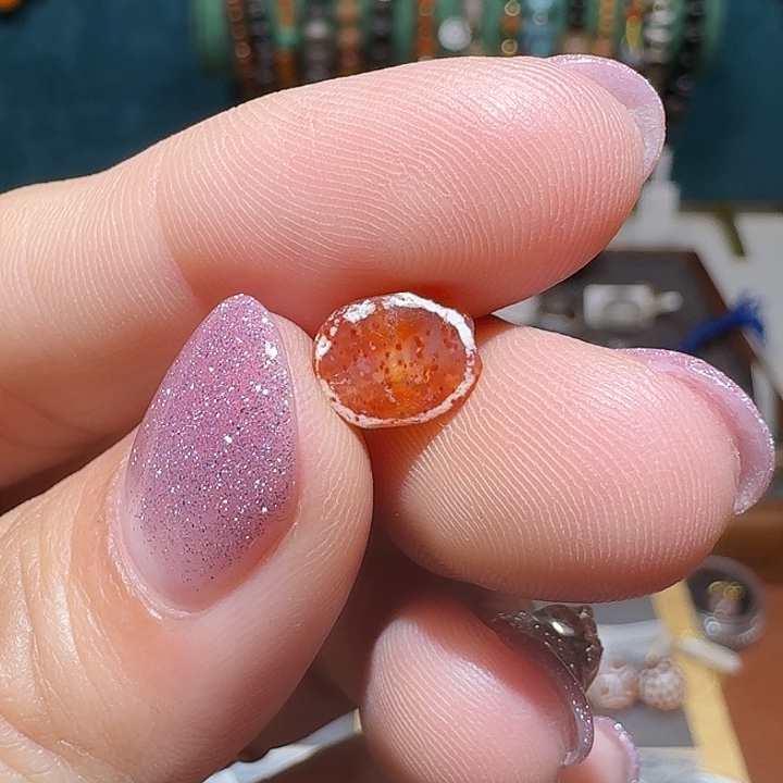 未镶嵌玛瑙/玉髓珠宝半成品8.6*6.4*3.8mm