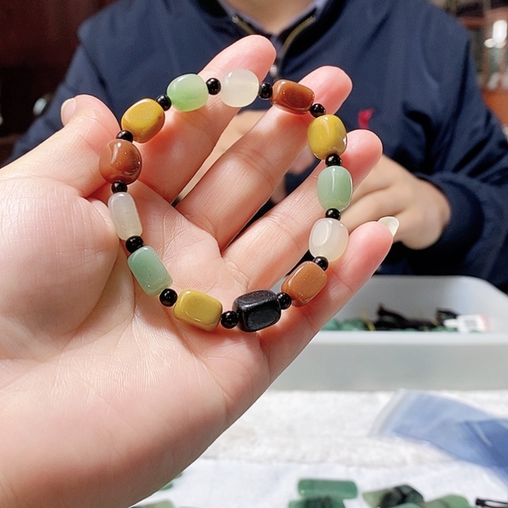 密玉（石英质玉）手链未镶嵌