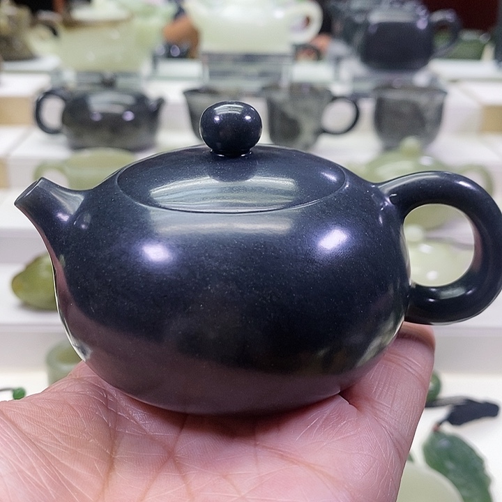 和田玉未镶嵌挂件惠****生茶壶