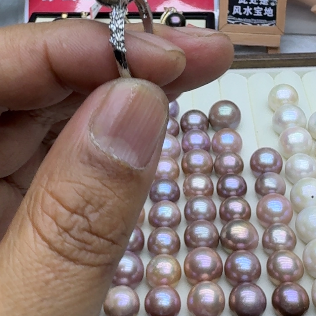 未镶嵌淡水珍珠裸珠直发