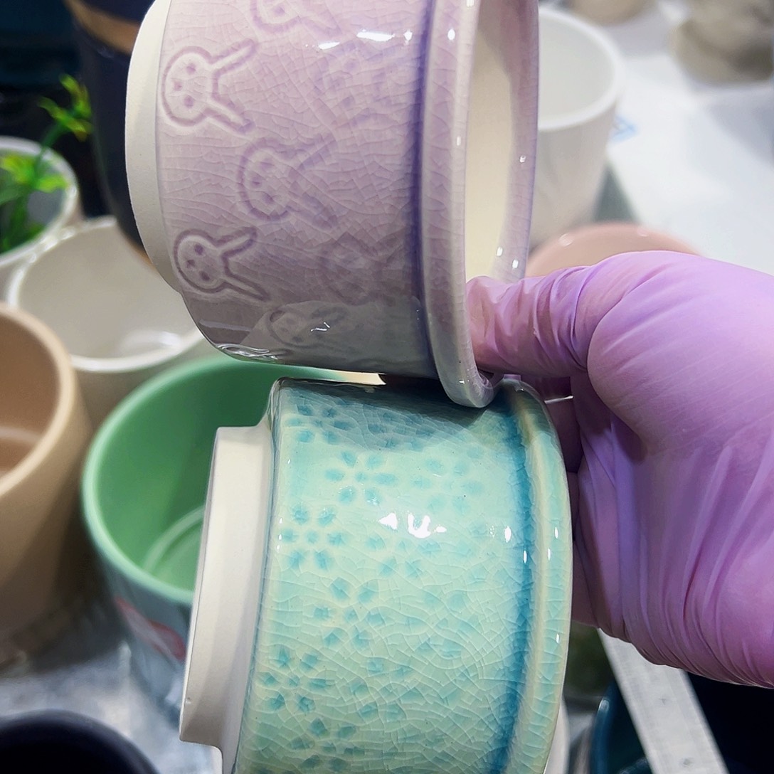 外贸尾单陶瓷花盆凑单10米包邮