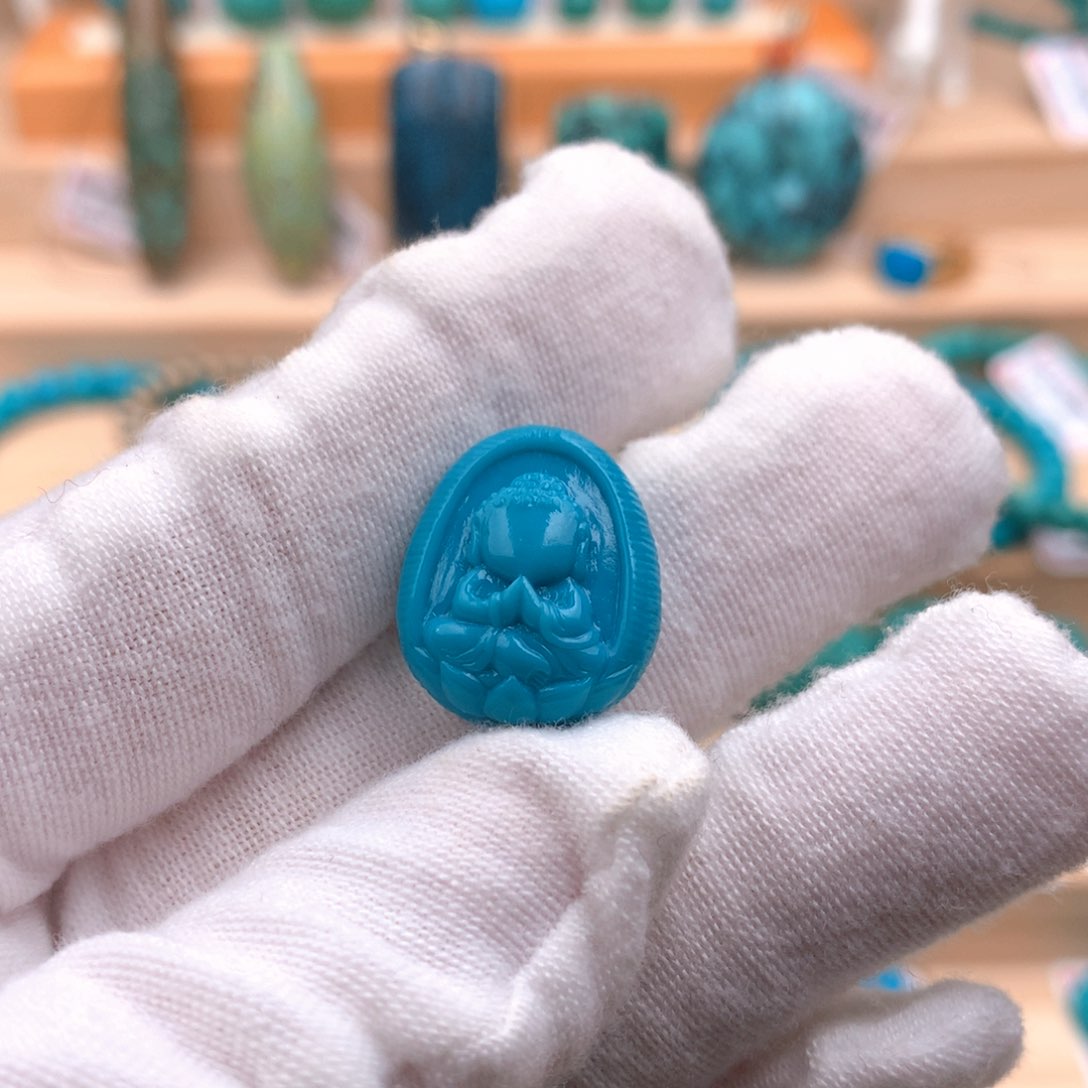 未镶嵌绿松石无相佛