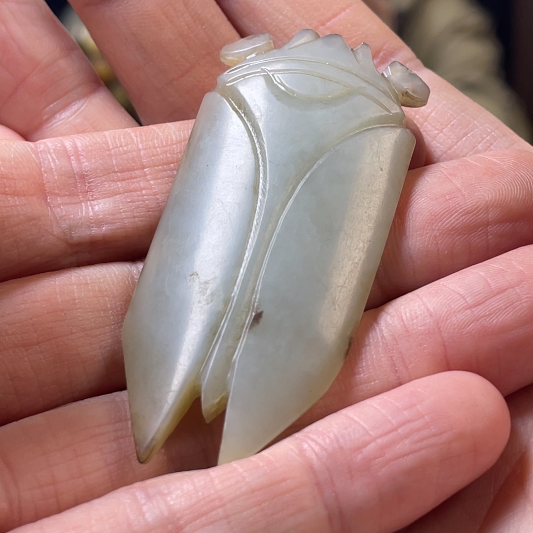 和田玉无未镶嵌武*者